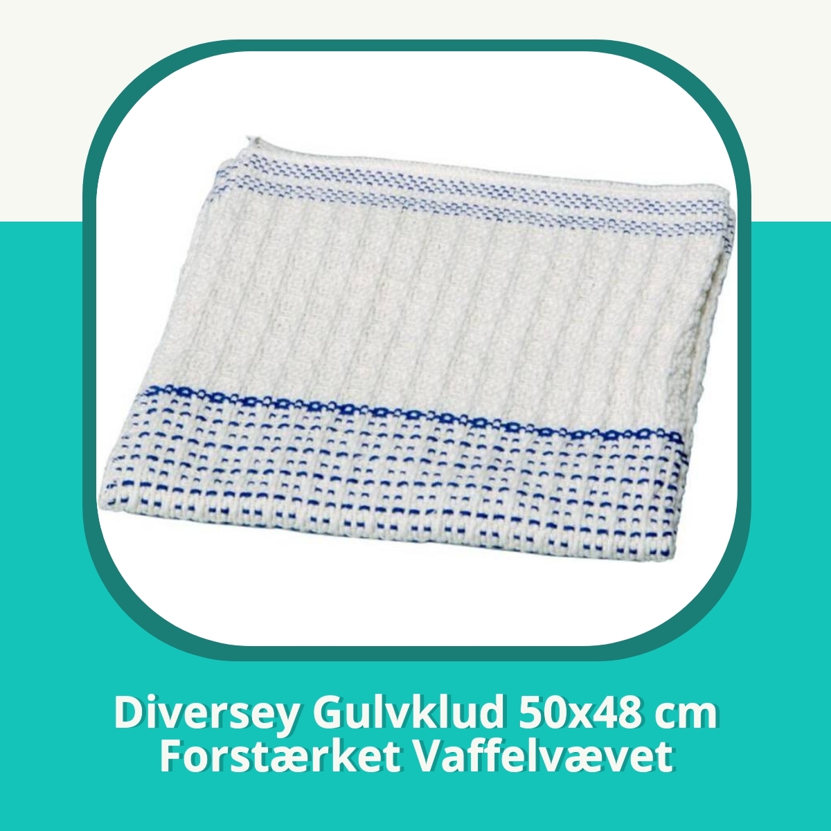 Anmeldelse af Diversey Gulvklud 50x48 cm Forstærket Vaffelvævet
