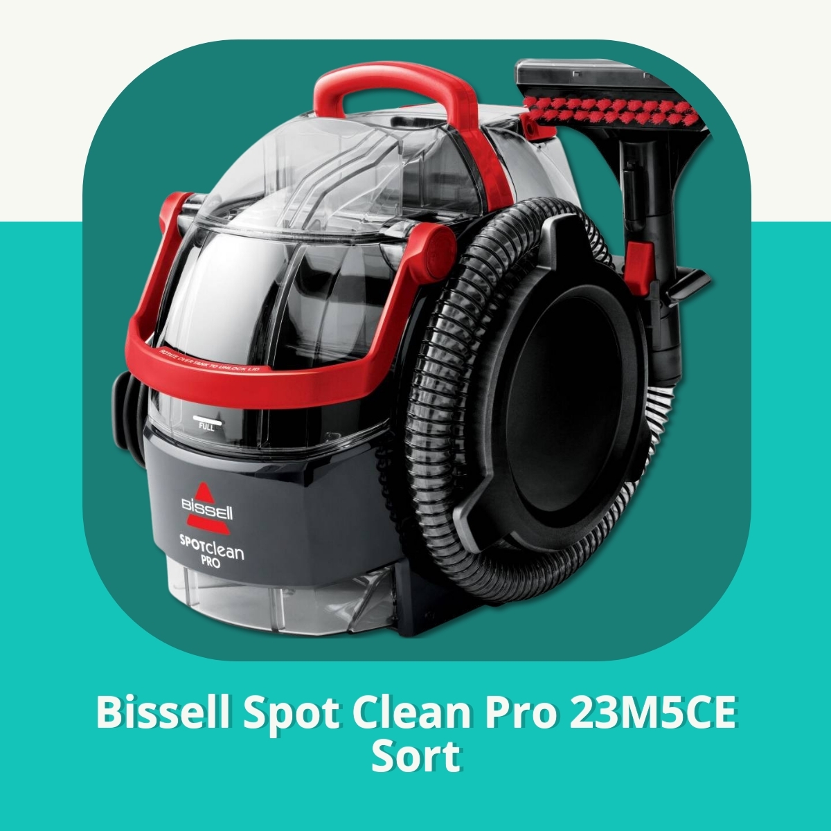 Anmeldelse af Bissell Spot Clean Pro 23M5CE Sort