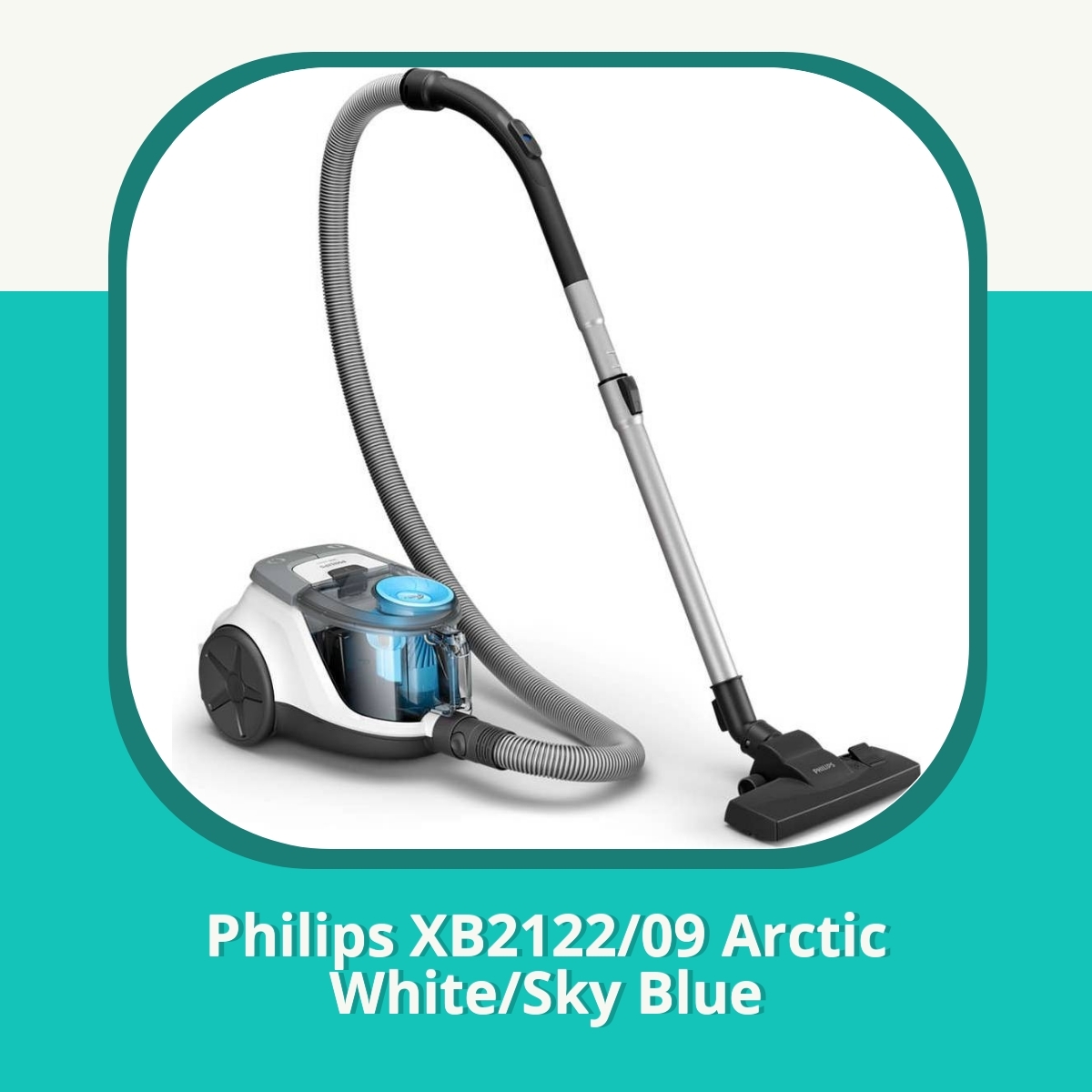 Anmeldelse af Philips XB2122/09 Arctic White/Sky Blue