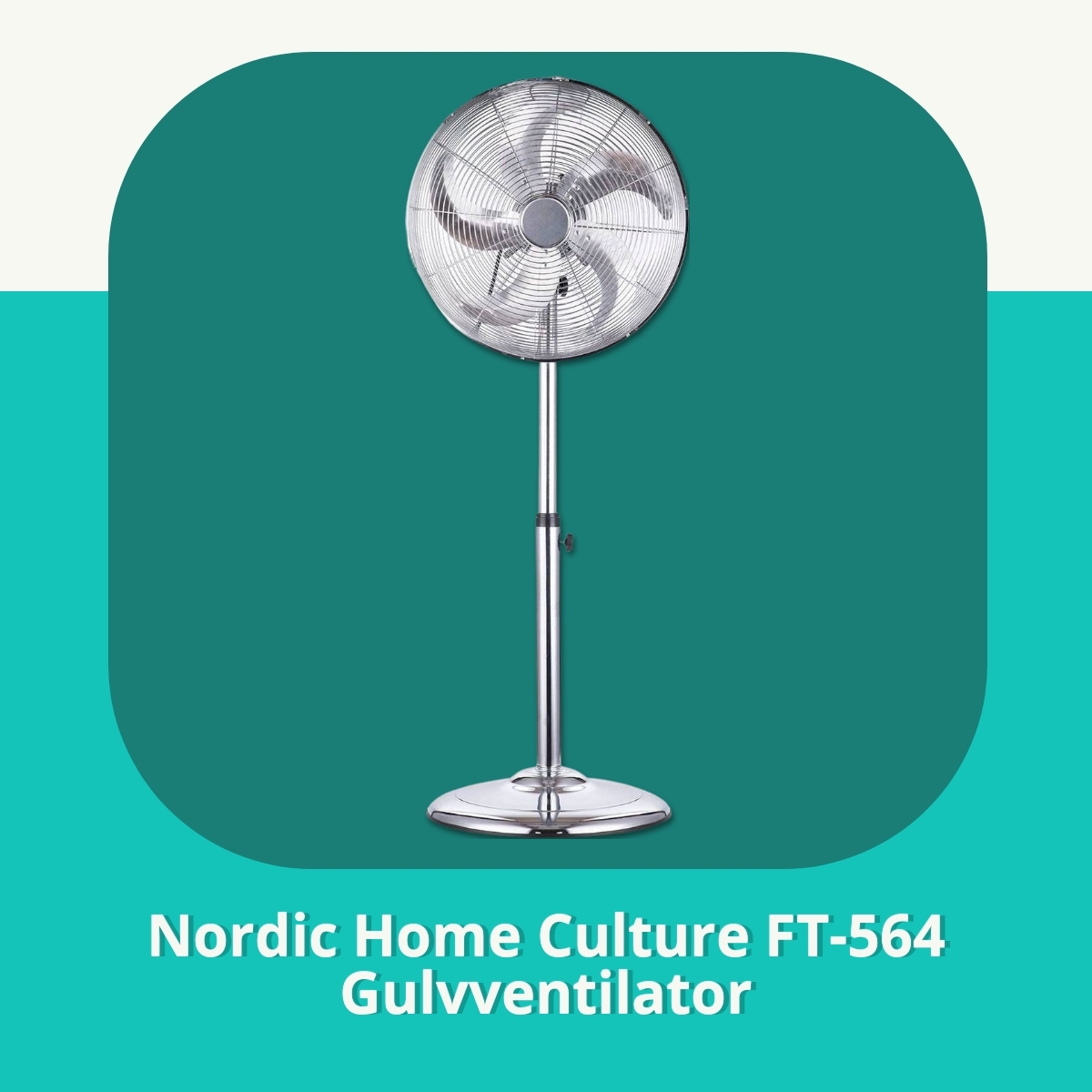 Anmeldelse af Nordic Home Culture FT-564 Gulvventilator