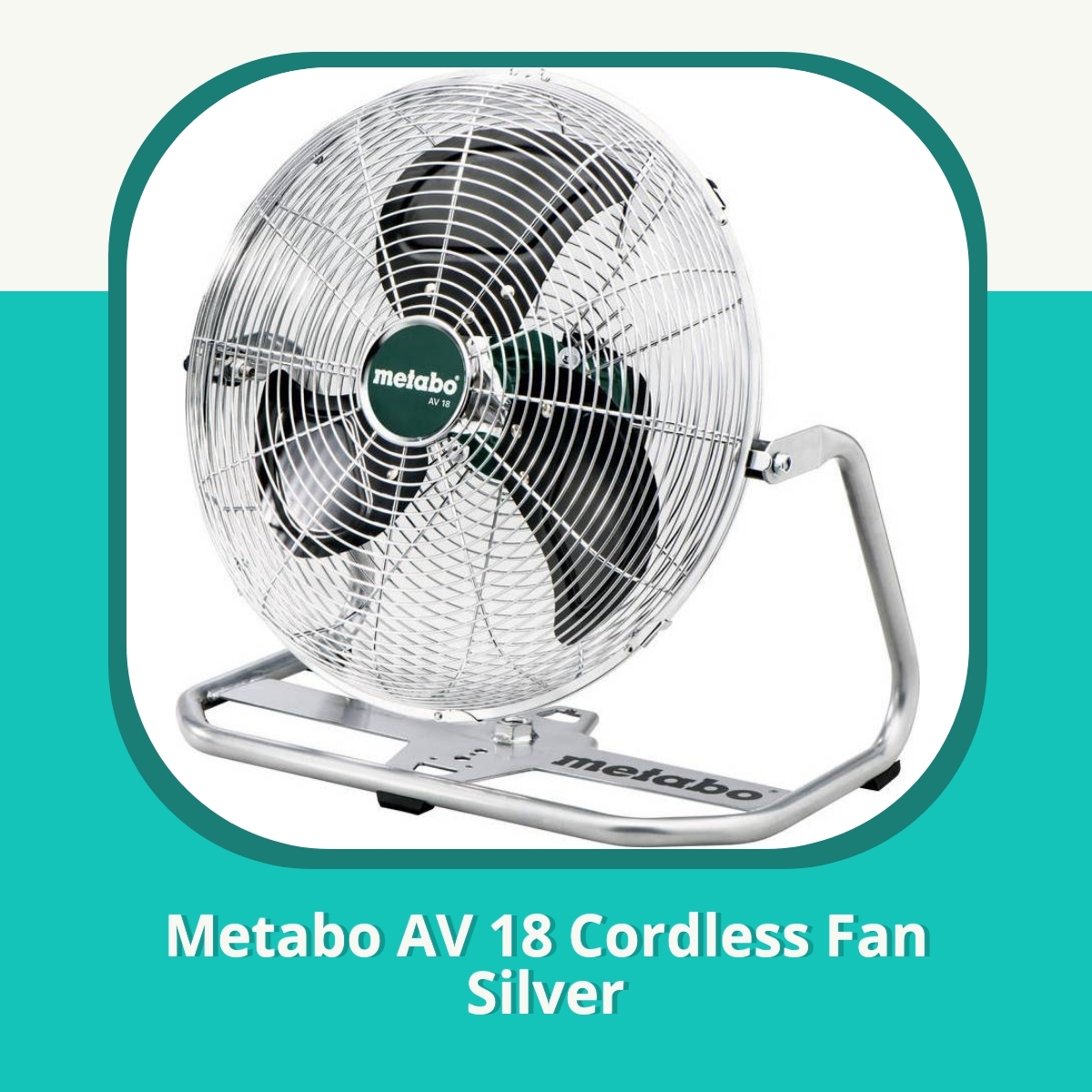 Anmeldelse af Metabo AV 18 Cordless Fan Silver