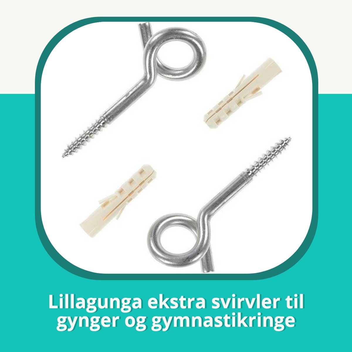 Anmeldelse af Lillagunga ekstra svirvler til gynger og gymnastikringe