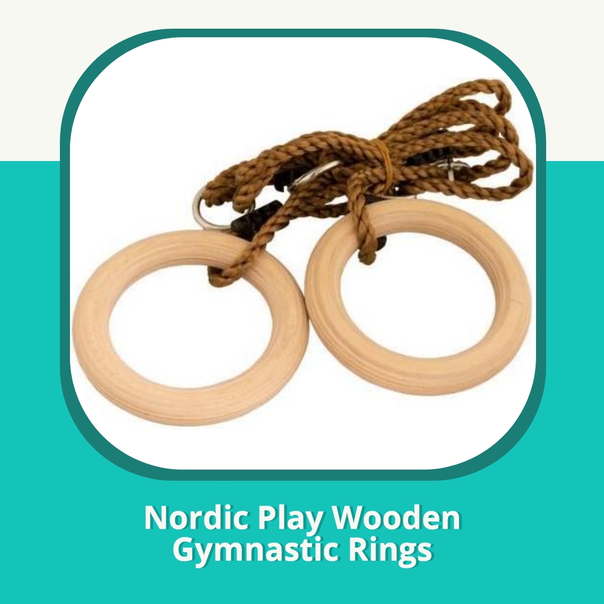 Anmeldelse af Nordic Play Wooden Gymnastic Rings