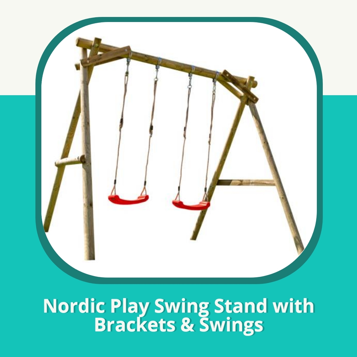 Anmeldelse af Nordic Play Swing Stand with Brackets & Swings