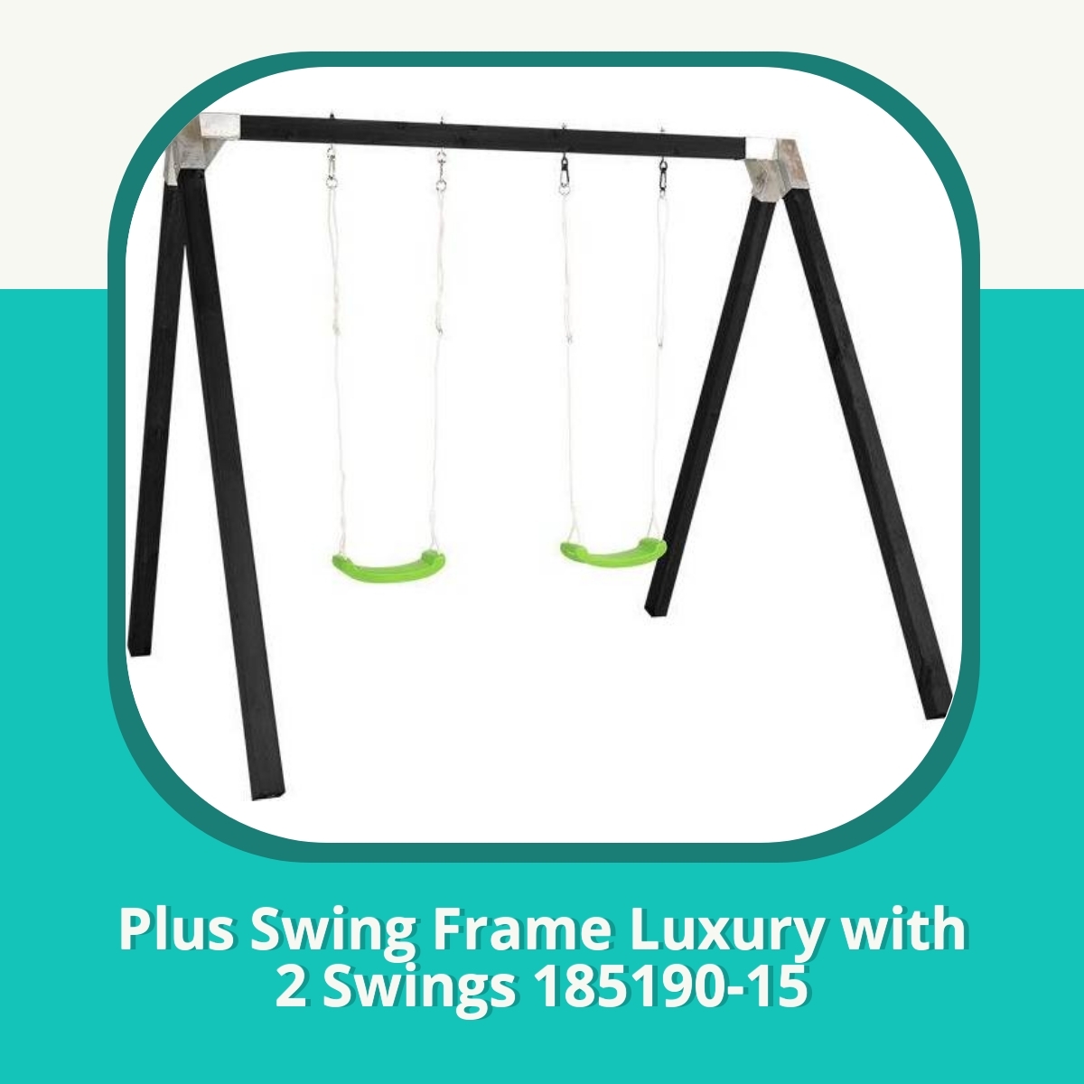 Anmeldelse af Plus Swing Frame Luxury with 2 Swings 185190-15