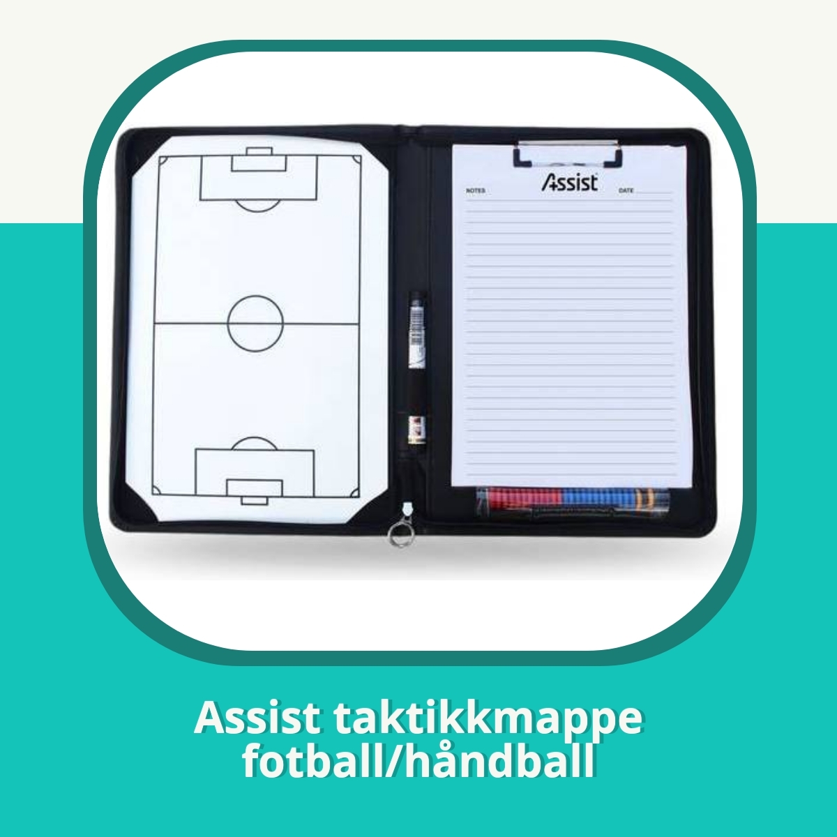 Anmeldelse af Assist taktikkmappe fotball/håndball