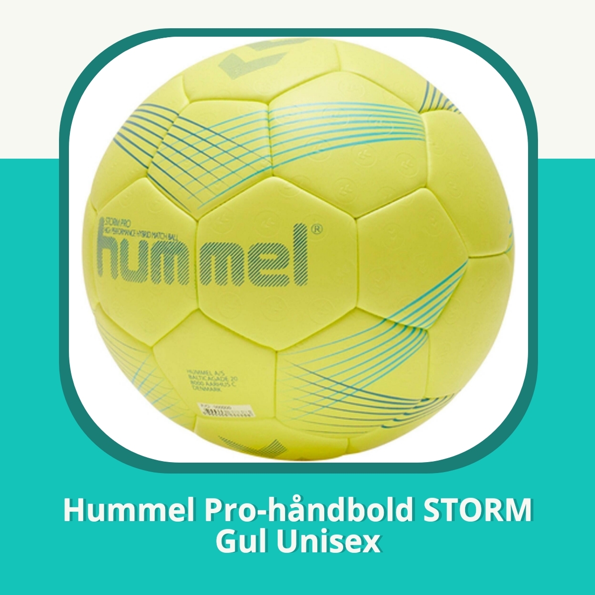 Anmeldelse af Hummel Pro-håndbold STORM Gul Unisex