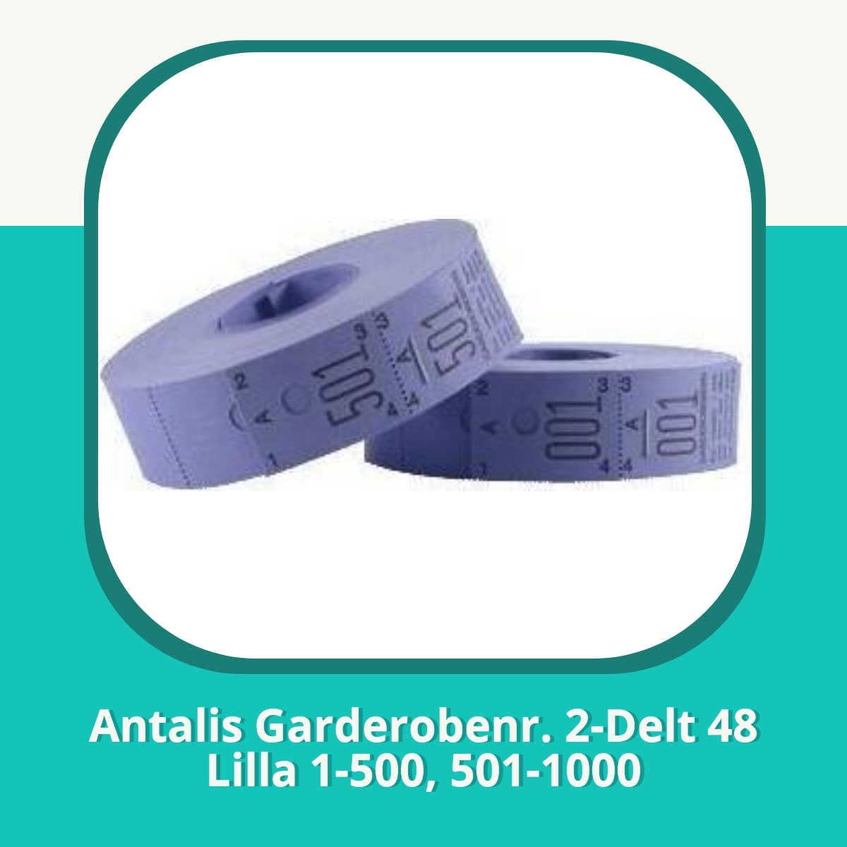 Anmeldelse af Antalis Garderobenr. 2-Delt 48 Lilla 1-500, 501-1000