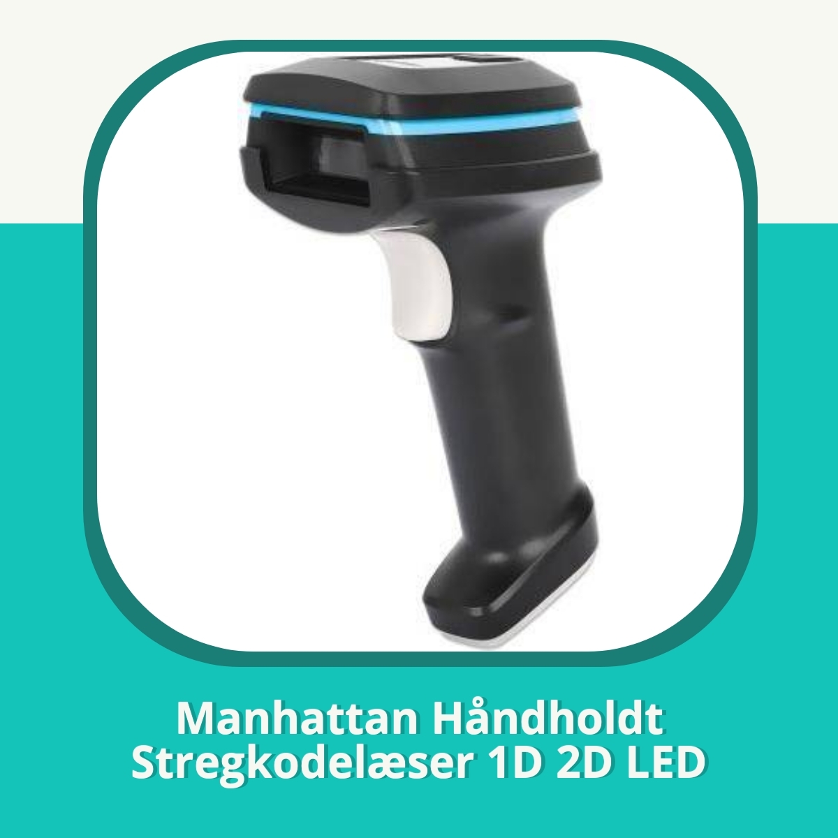 Recension af Manhattan Håndholdt Stregkodelæser 1D 2D LED