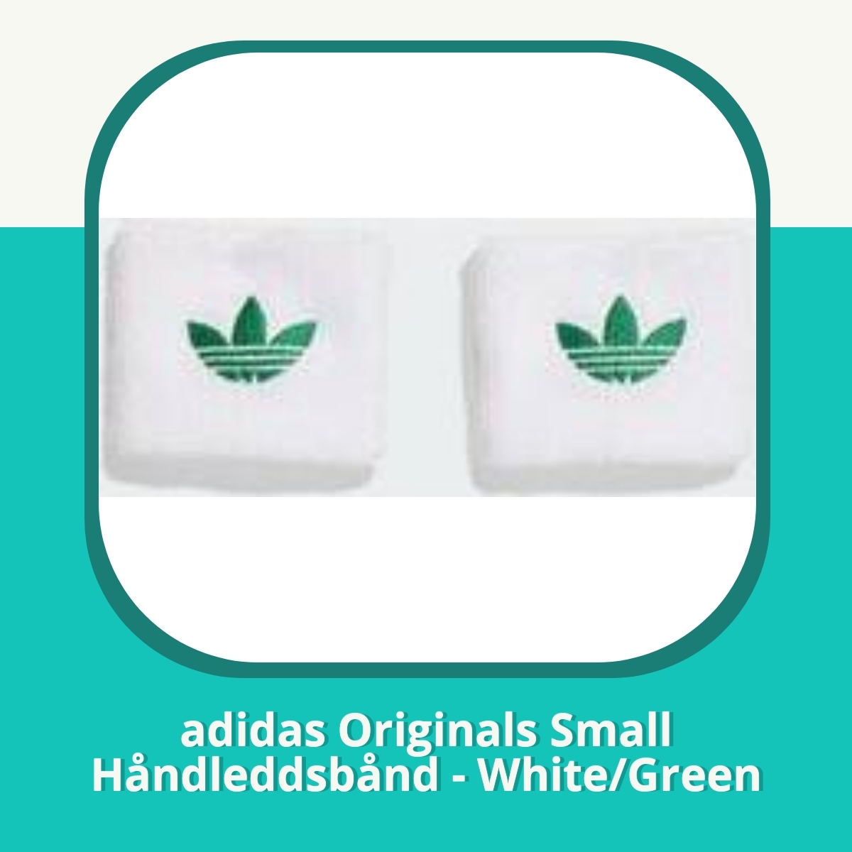 Anmeldelse af adidas Originals Small Håndleddsbånd - White/Green