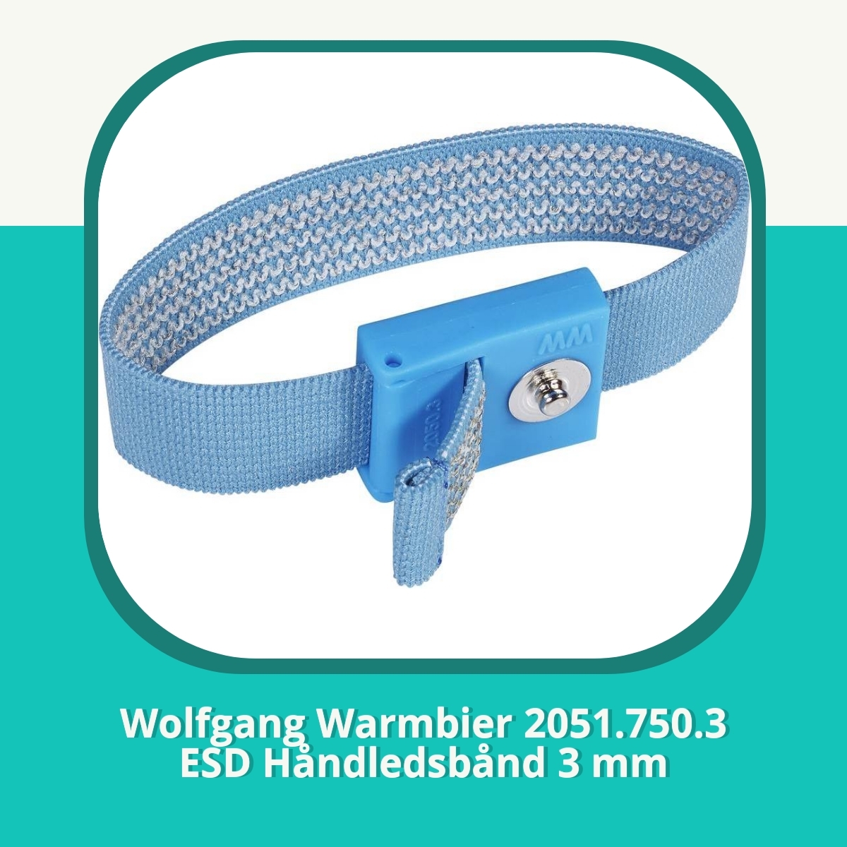 Recension af Wolfgang Warmbier 2051.750.3 ESD Håndledsbånd 3 mm