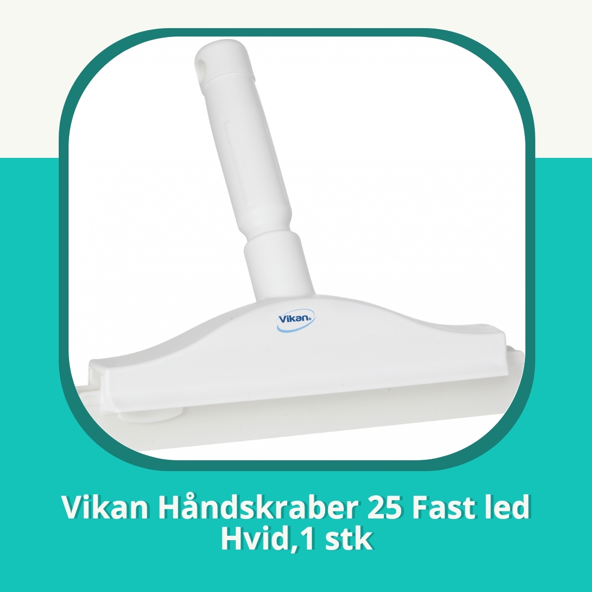 Recension Vikan Håndskraber 25 Fast led Hvid,1 stk