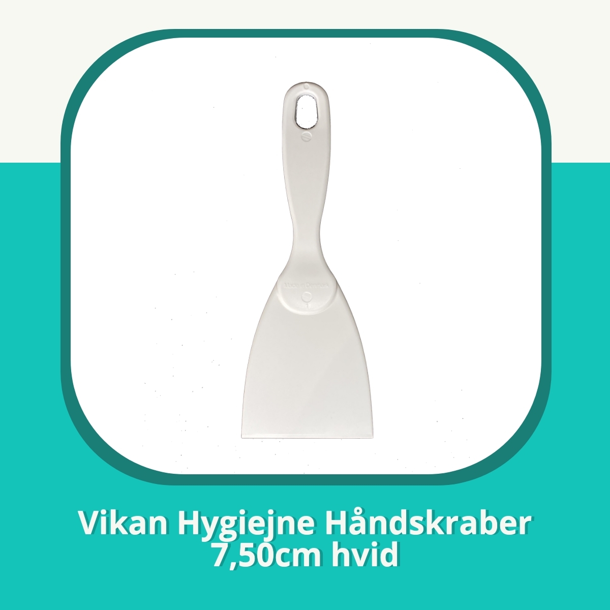 Anmeldelse af Vikan Hygiejne Håndskraber 7,50cm hvid
