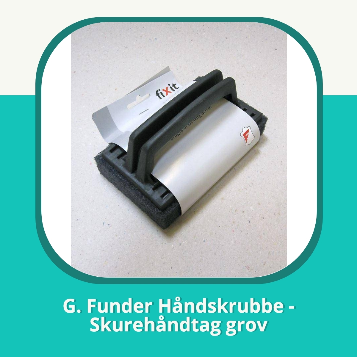 Anmeldelse af G. Funder Håndskrubbe - Skurehåndtag grov