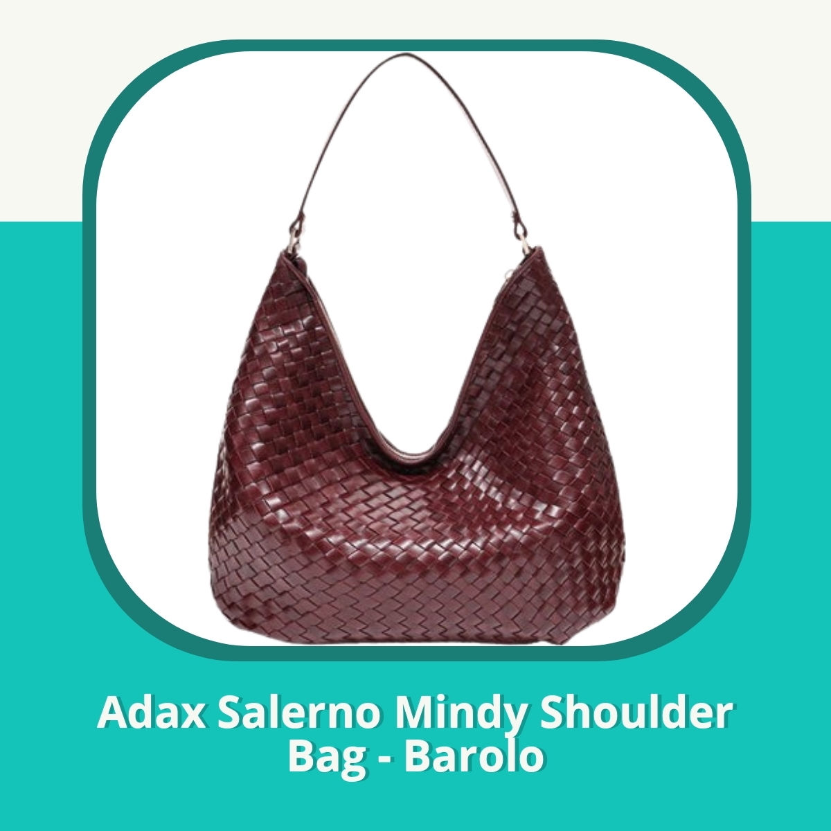 Anmeldelse af Adax Salerno Mindy Shoulder Bag - Barolo