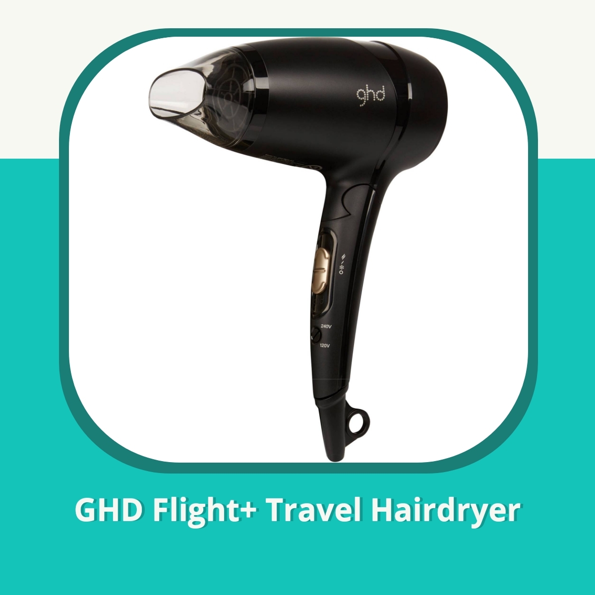 Anmeldelse af GHD Flight+ Travel Hairdryer