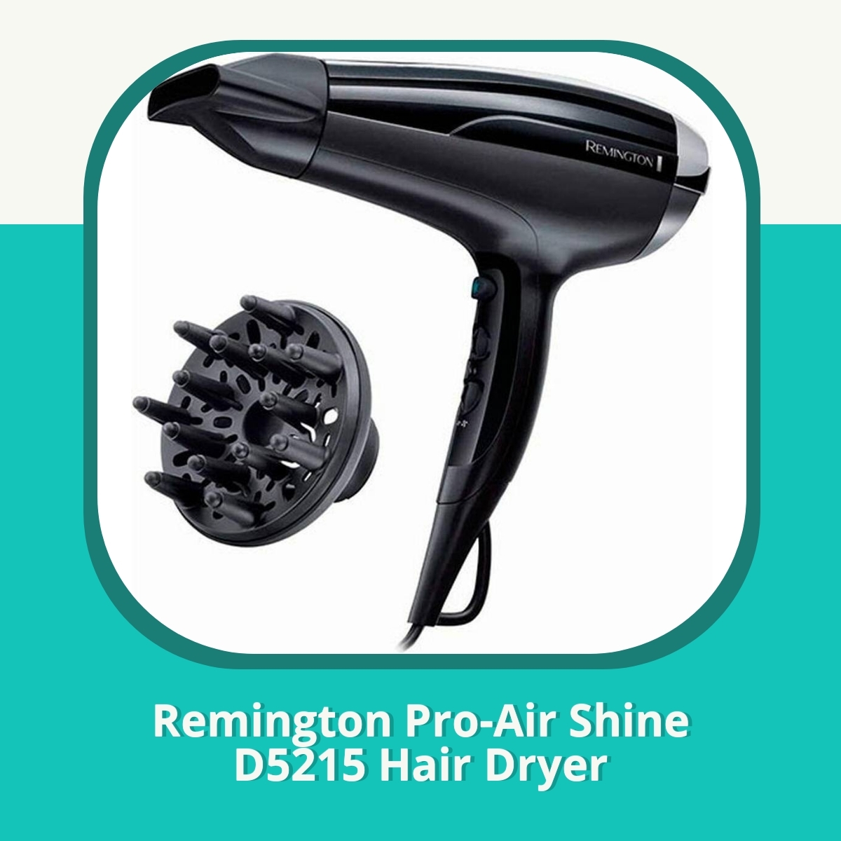 Anmeldelse Remington Pro-Air Shine D5215 Hair Dryer