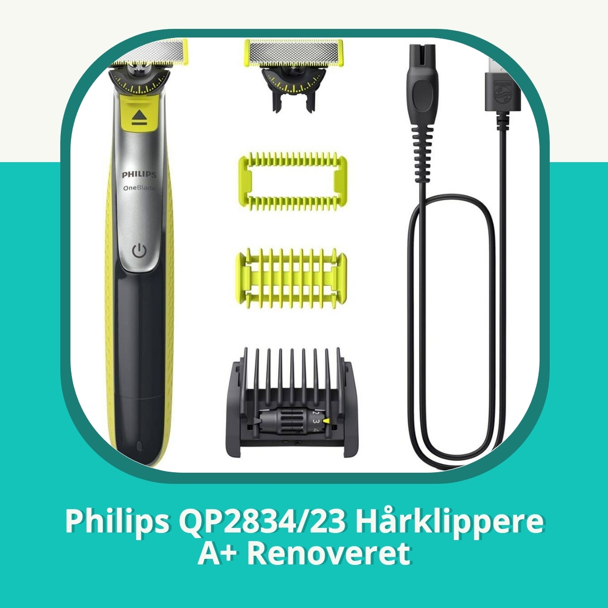Anmeldelse af Philips QP2834/23 Hårklippere A+ Renoveret