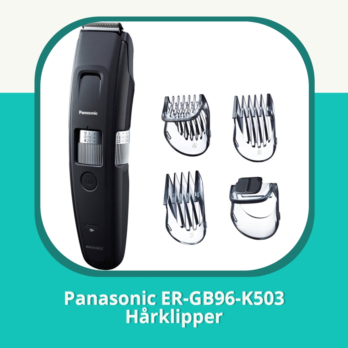 Anmeldelse af Panasonic ER-GB96-K503 Hårklipper