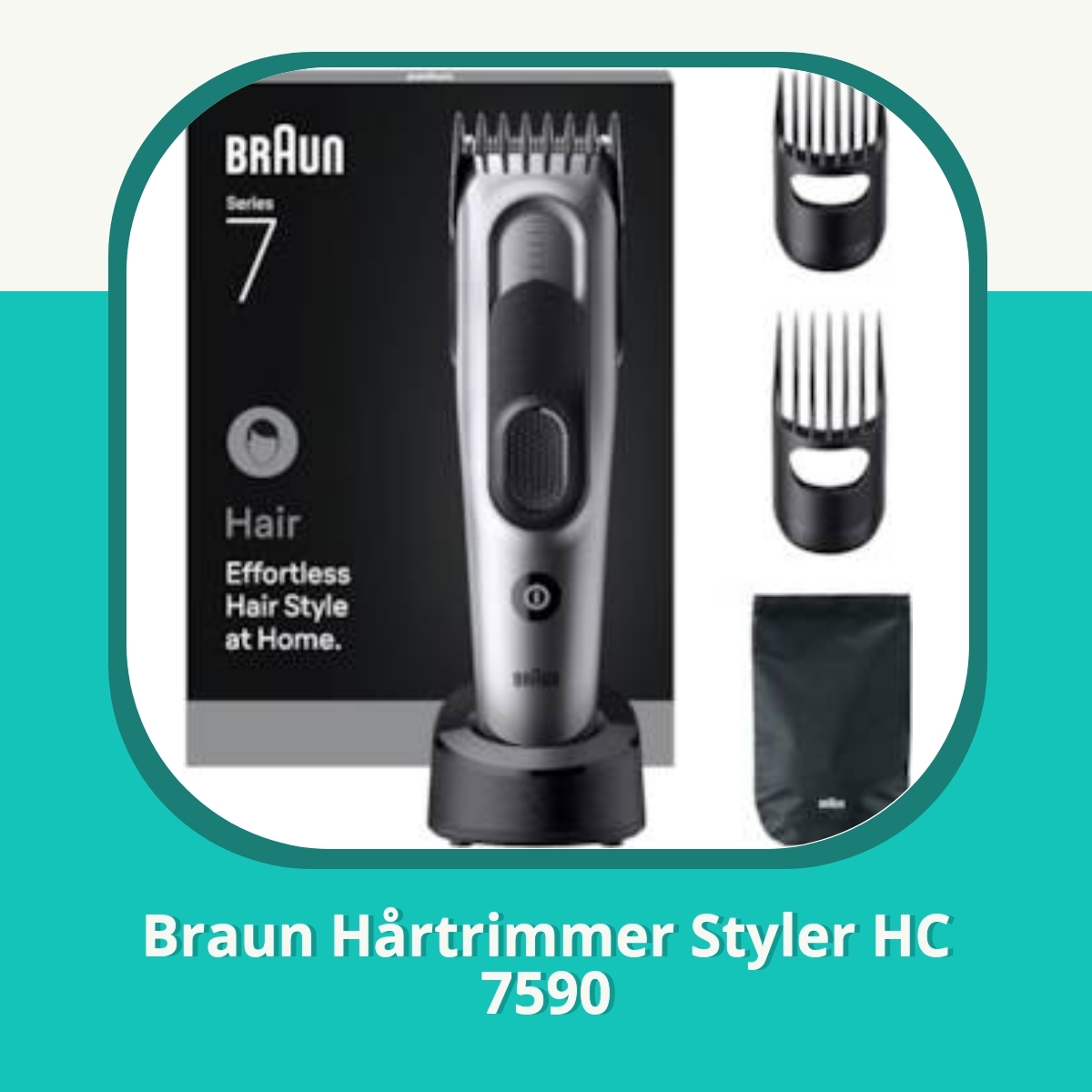 Anmeldelse af Braun Hårtrimmer Styler HC 7590