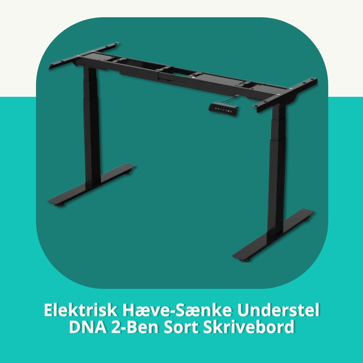 Anmeldelse af Elektrisk Hæve-Sænke Understel DNA 2-Ben Sort Skrivebord