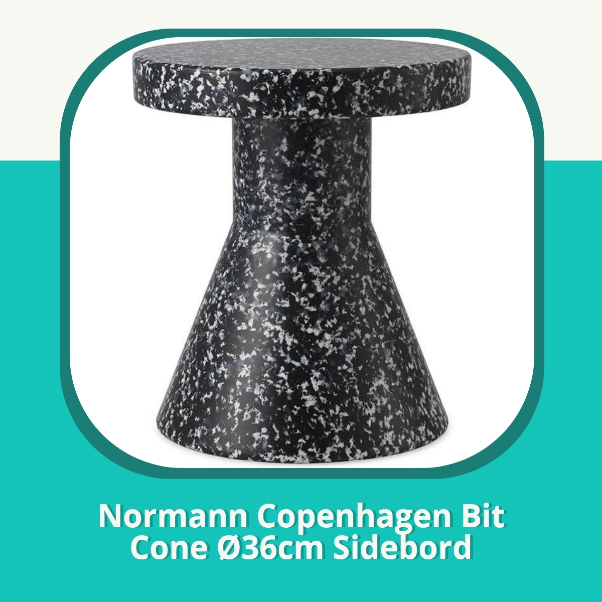 Anmeldelse af Normann Copenhagen Bit Cone Ø36cm Sidebord