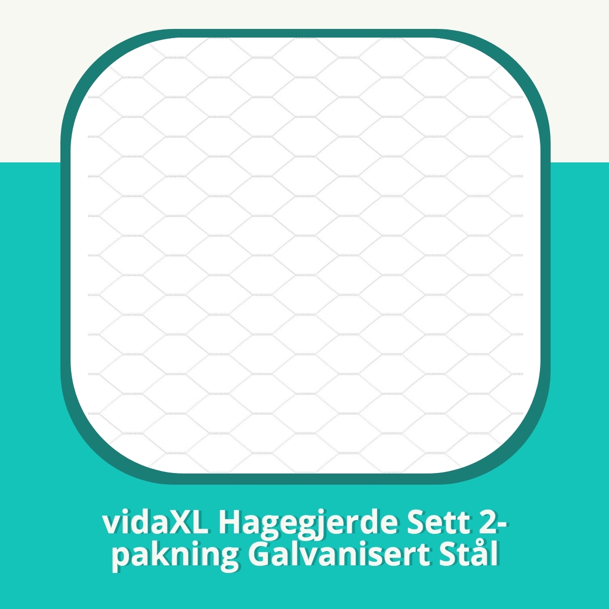 Anmeldelse af vidaXL Hagegjerde Sett 2-pakning Galvanisert Stål