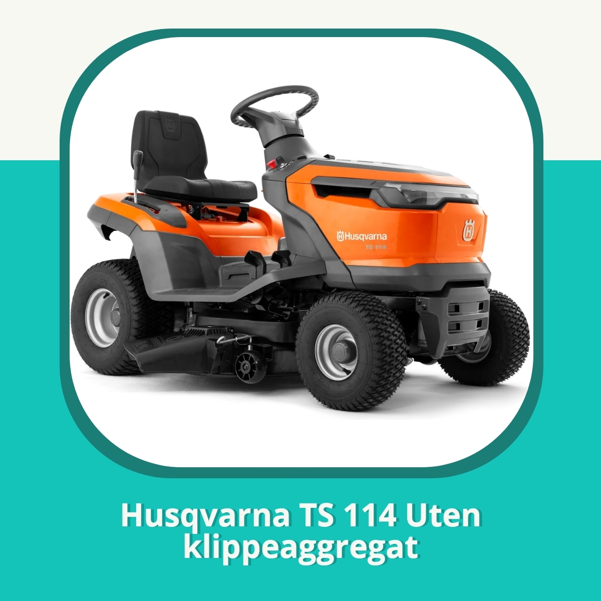 Anmeldelse af Husqvarna TS 114 Uten klippeaggregat