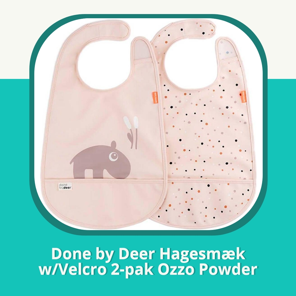 Anmeldelse af Done by Deer Hagesmæk w/Velcro 2-pak Ozzo Powder