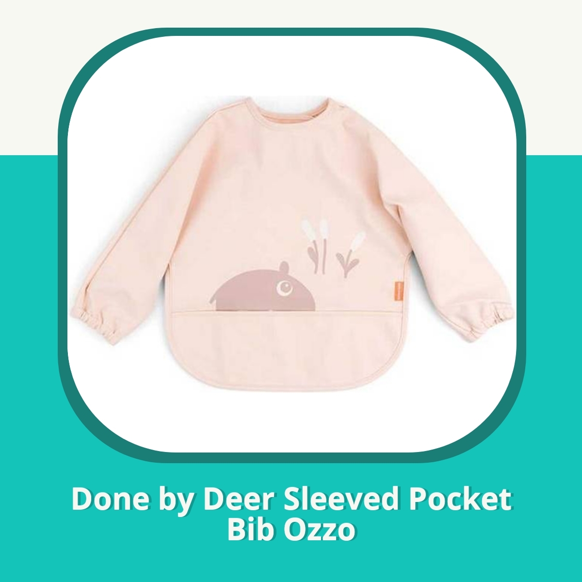 Recension af Done by Deer Sleeved Pocket Bib Ozzo