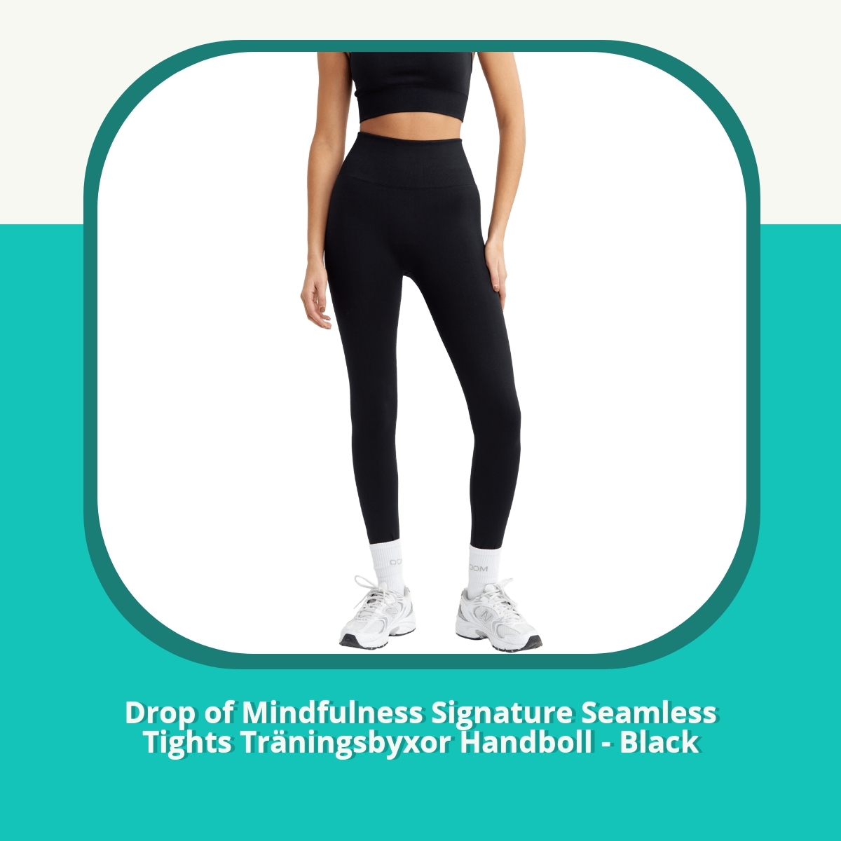 Recension Drop of Mindfulness Signature Seamless Tights Träningsbyxor Handboll - Black