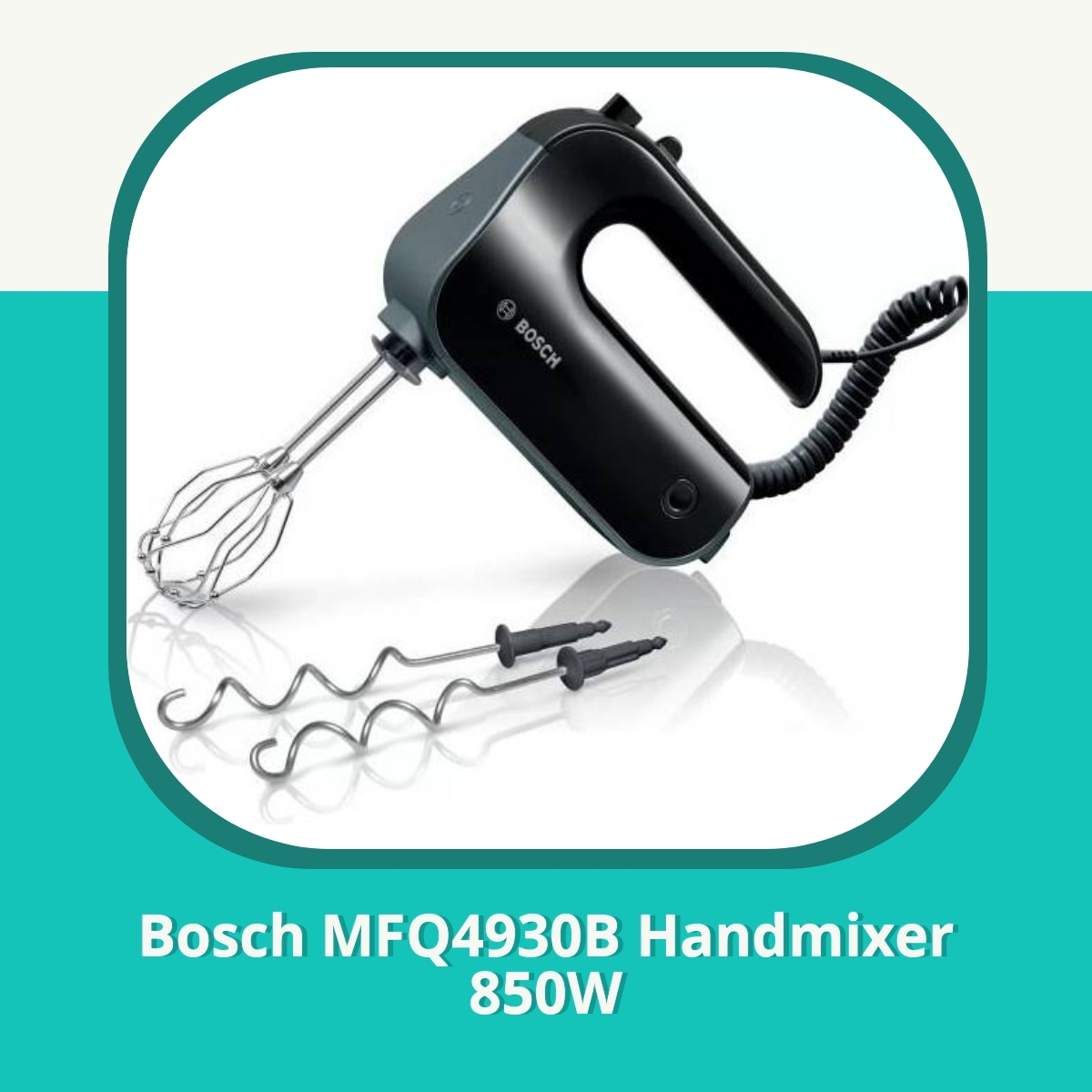 Recension Bosch MFQ4930B Handmixer 850W