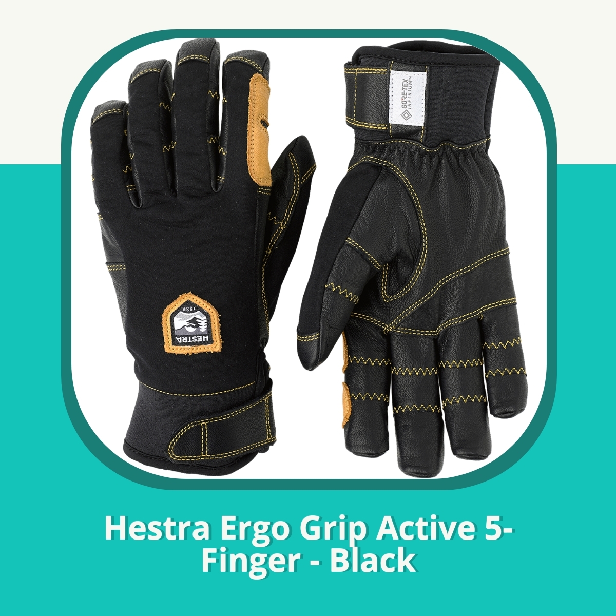 Recension af Hestra Ergo Grip Active 5-Finger - Black