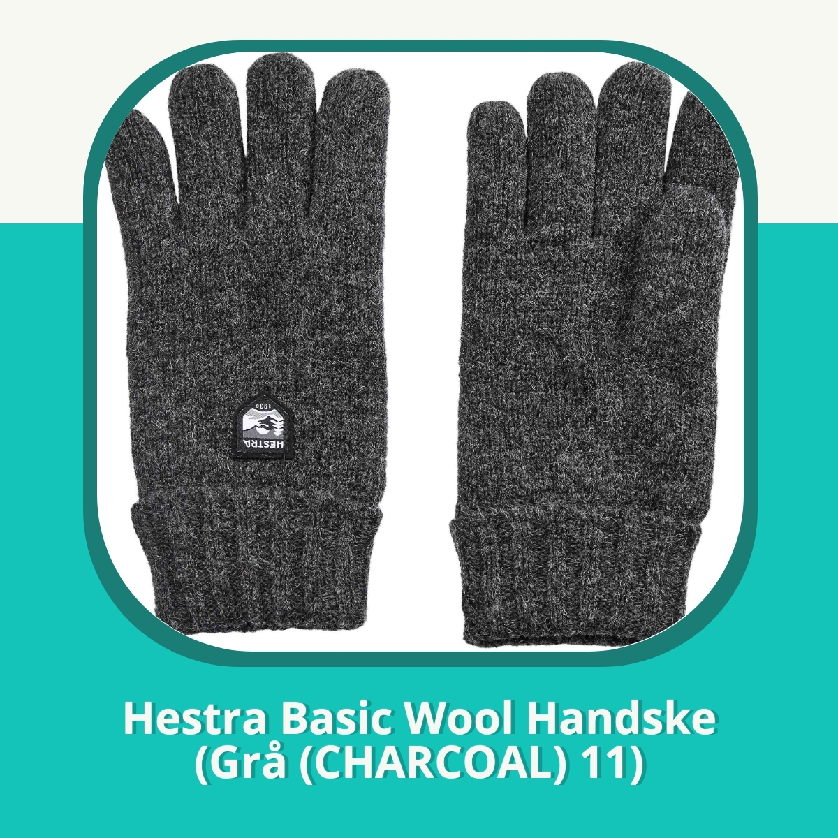 Anmeldelse af Hestra Basic Wool Handske (Grå (CHARCOAL) 11)
