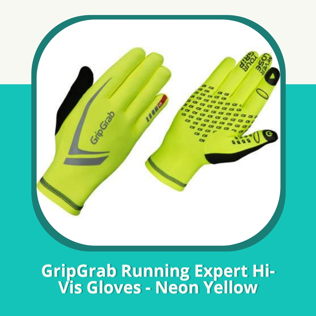Anmeldelse af GripGrab Running Expert Hi-Vis Gloves - Neon Yellow