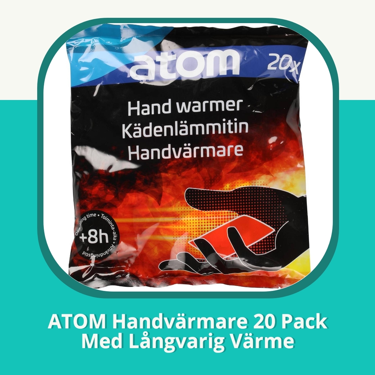 Recension af ATOM Handvärmare 20 Pack Med Långvarig Värme