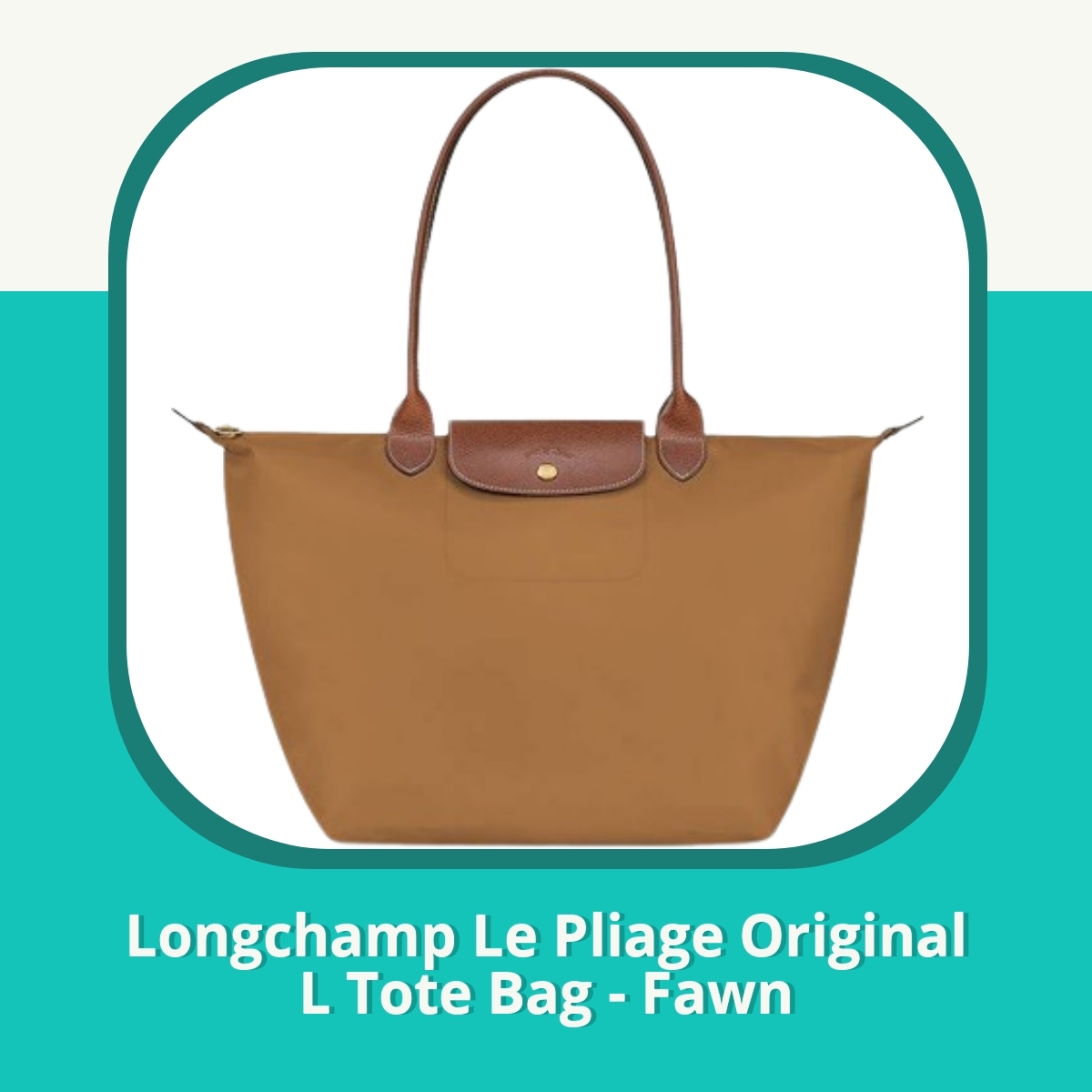Recension af Longchamp Le Pliage Original L Tote Bag - Fawn