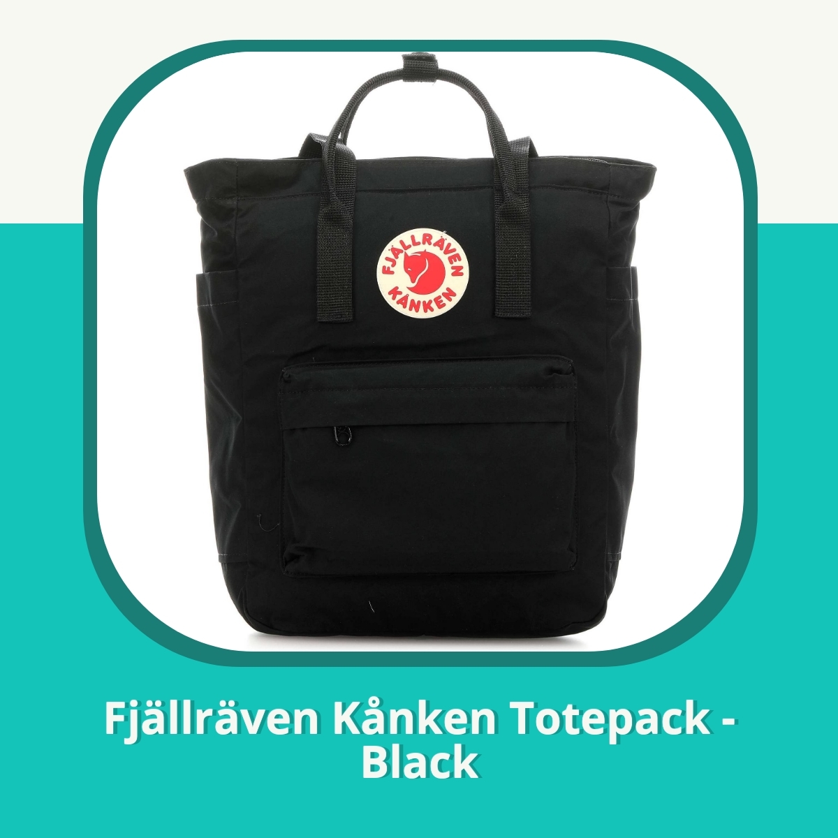 Recension af Fjällräven Kånken Totepack - Black
