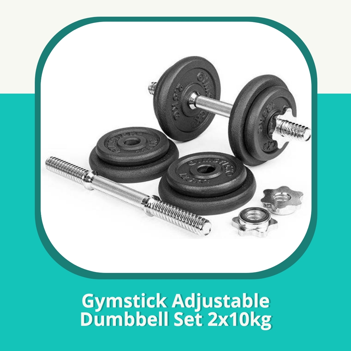 Recension af Gymstick Adjustable Dumbbell Set 2x10kg