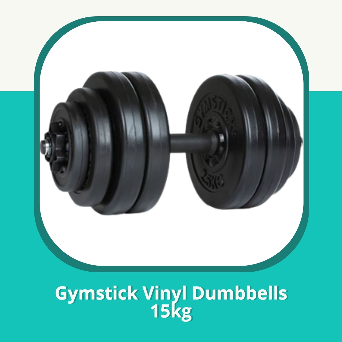 Recension af Gymstick Vinyl Dumbbells 15kg