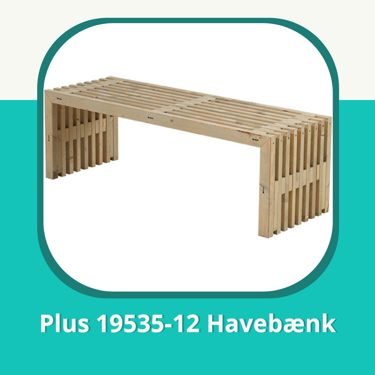 Anmeldelse af Plus 19535-12 Havebænk