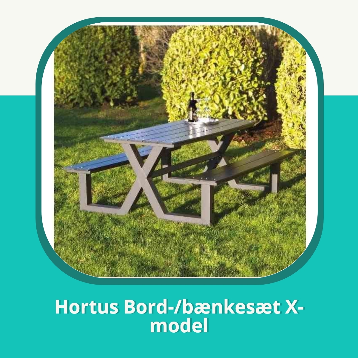 Anmeldelse af Hortus Bord-/bænkesæt X-model