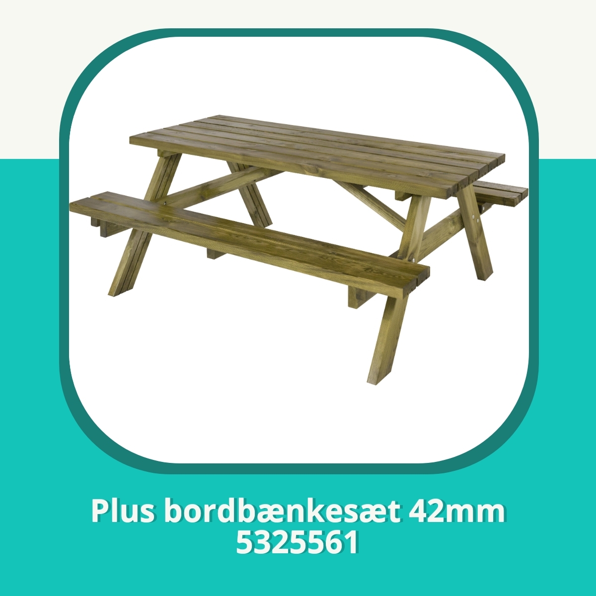 Anmeldelse af Plus bordbænkesæt 42mm 5325561