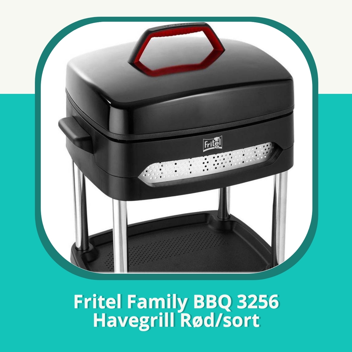 Anmeldelse af Fritel Family BBQ 3256 Havegrill Rød/sort