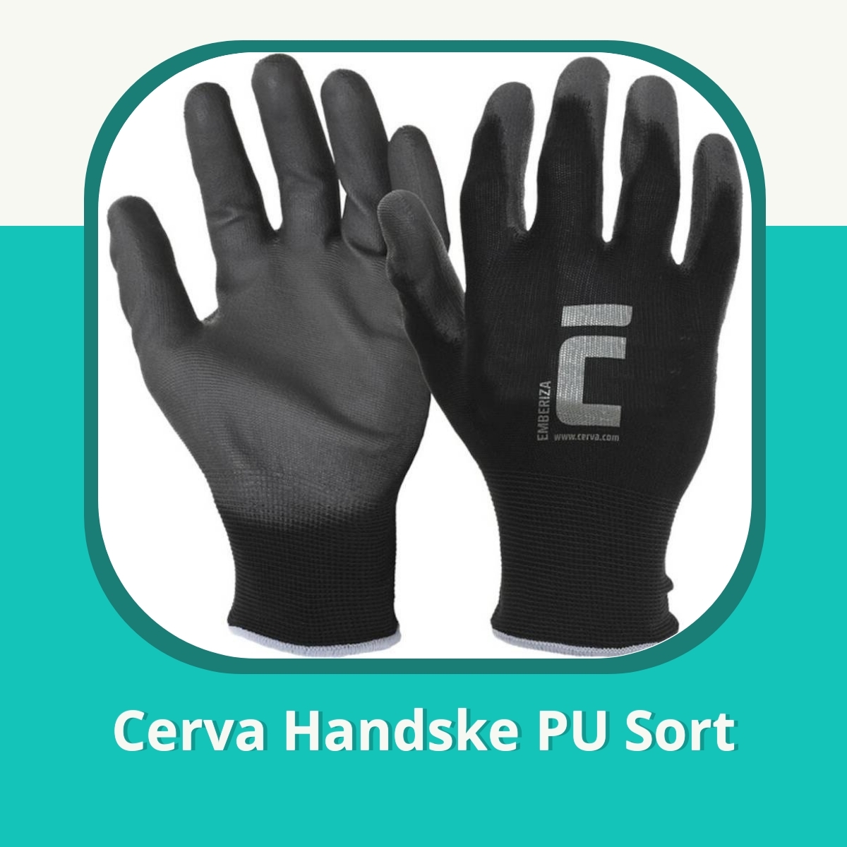 Anmeldelse af Cerva Handske PU Sort