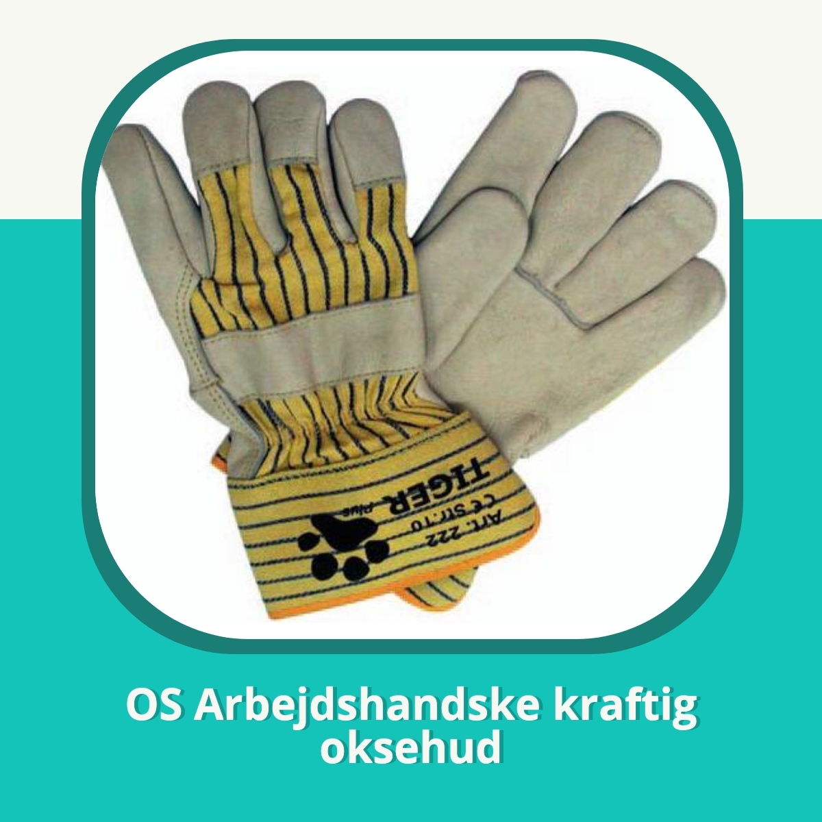 Anmeldelse af OS Arbejdshandske kraftig oksehud