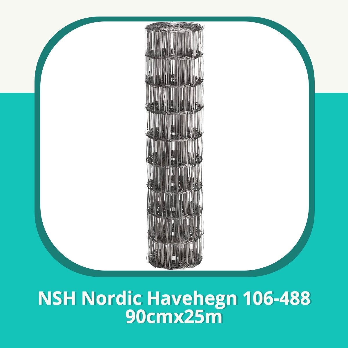 Anmeldelse af NSH Nordic Havehegn 106-488 90cmx25m