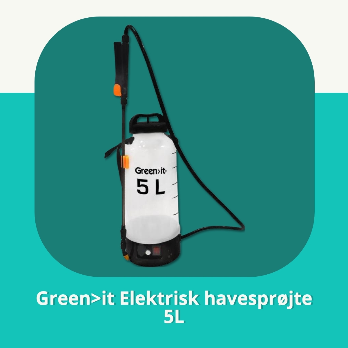 Anmeldelse af Green>it Elektrisk havesprøjte 5L
