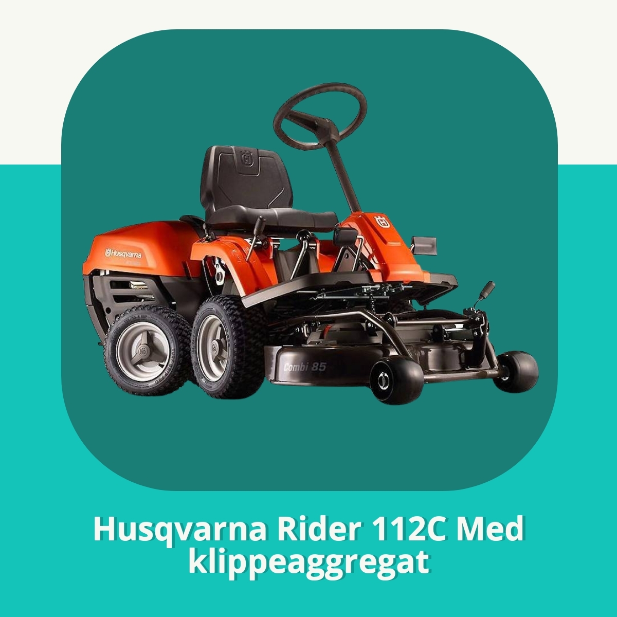 Anmeldelse af Husqvarna Rider 112C Med klippeaggregat