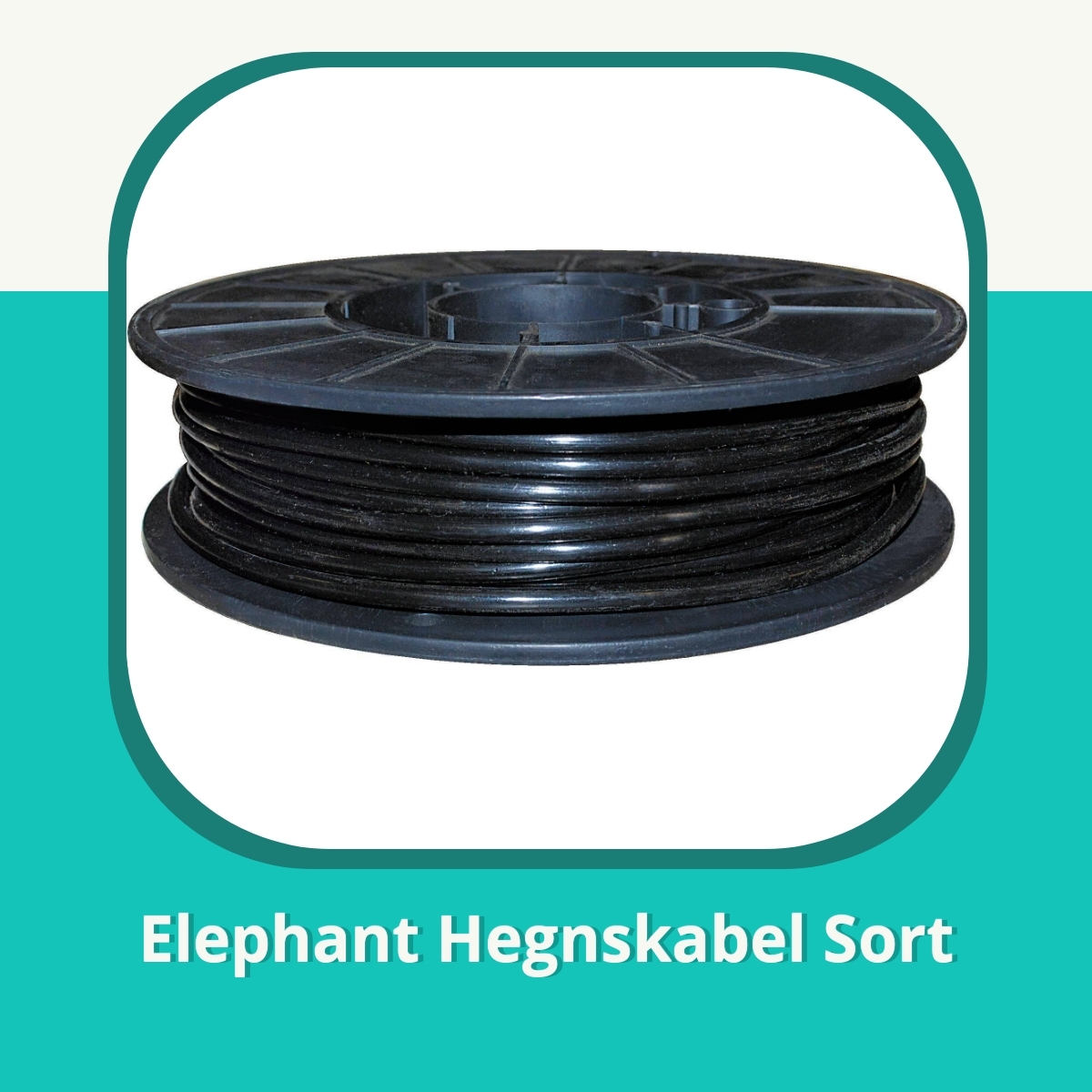 Anmeldelse af Elephant Hegnskabel Sort